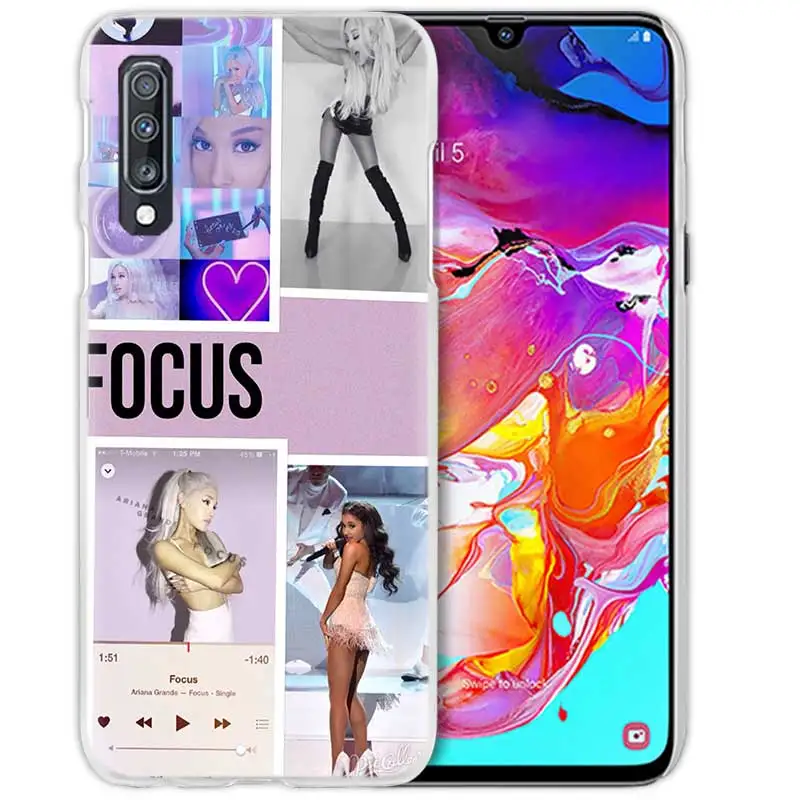 Благодарим Вас следующий Ариана Гранде чехол для samsung Galaxy M40 A50 A80 A70 A60 A40 A30 A20e A10 J4 J6 плюс J8 жесткий чехол из ПК для телефона