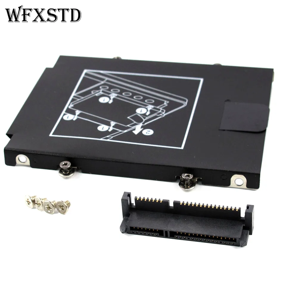 Новый жесткий диск SATA Caddy + Разъем для HP EliteBook Folio 9460M 9470M 9480M коннектор винт |