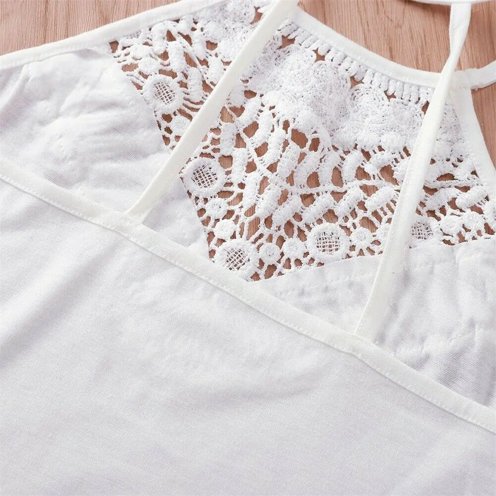Летняя кружевная рубашка топ сексуальный без рукавов с открытой спиной футболка