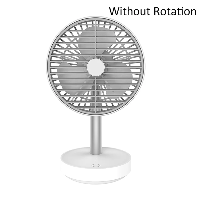 White NO Rotation THANKSHARE мини USB Настольный вентилятор портативный ультра-тихий креативный Электрический вентилятор бесшумный Настольный вентилятор перезаряжаемый вентилятор для дома - Цвет: White NO Rotation