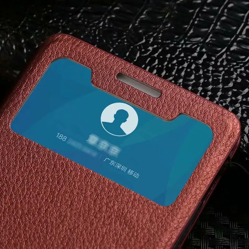Чехол для Xiaomi Mi A2 Lite откидной из 5 84 искусственной кожи с окошком телефона