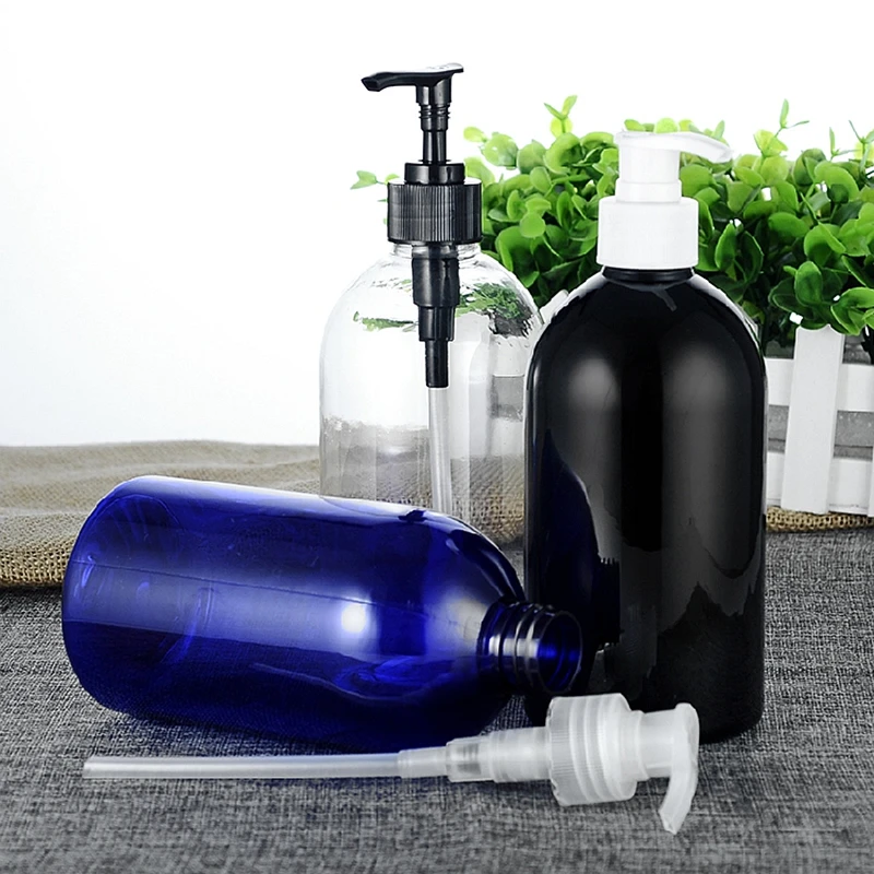 10 шт/лот 500 мл бутылка с помпой для эмульсий для упаковки косметических средств для дезинфекции рук.