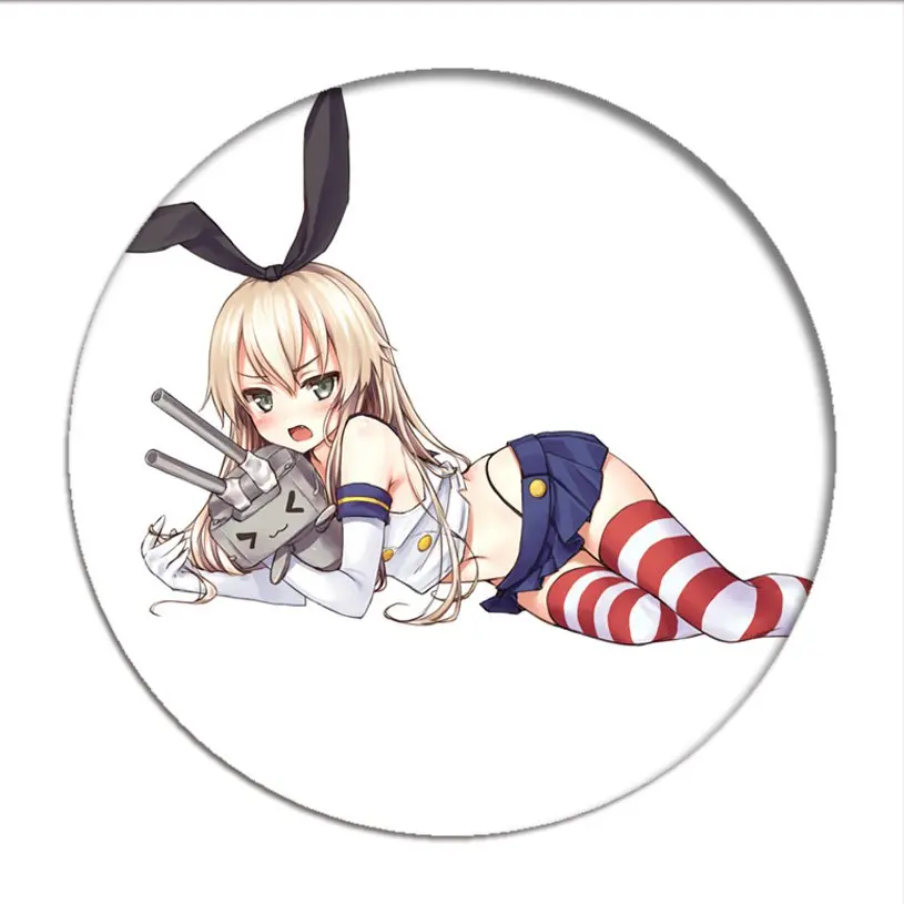 1 шт. Kantai Collection значок косплея Shimakaze брошь Kongou коллекция булавок Значки для