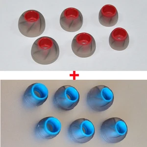 NiceHCK 6 пар (12 шт.) L M S вкладыши Наушники спиральные силиконовые вкладыши для KZCCATRN универсальные