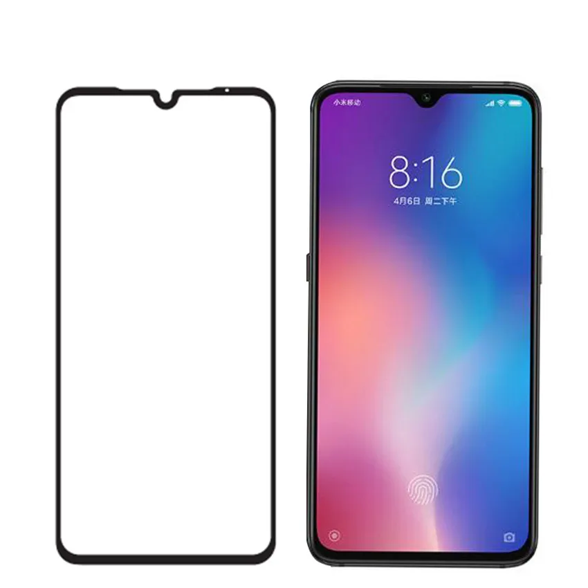 Закаленное стекло для Xiaomi Mi 9 полная защитная пленка Взрывозащищенная Защита