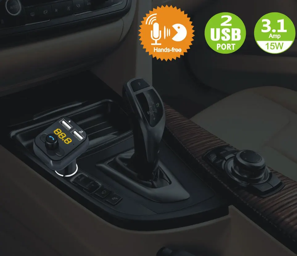 FM передатчик Bluetooth 4 0 Автомобильный MP3 музыкальный плеер беспроводной приемник 5V