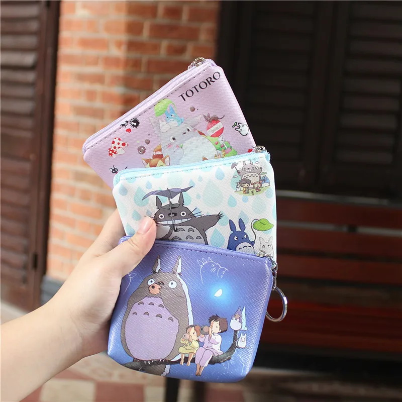 IVYYE, 1 шт., милый, Fate Totoro, аниме, ПУ, кошелек для монет, Мультяшные мягкие сумки для мелочи, кошелек для денег, карт, ключей, хранения, подарок