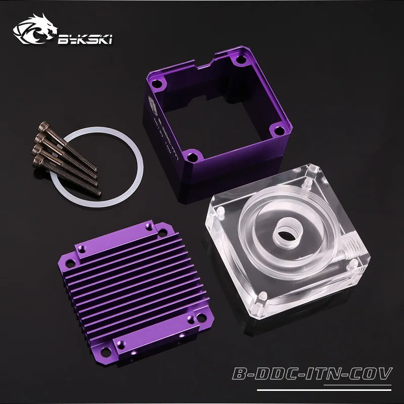 Bykski B-DDC-ITN-COV DDC Pump Armor Heatsink Armor TOP Acrylic Cover For 3.2 Pump High Performance Silent Armor Water Cooling