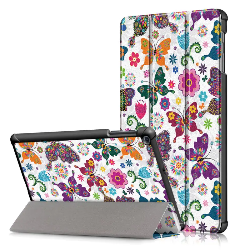 style 9 Для samsung Galaxy Tab A T510 T515 10," Магнитный чехол для samsung Tab a SM-T510 SM-T515 защитный чехол+ подарки - Цвет: style 9
