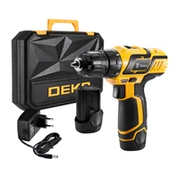 DEKO GCD10.8DU3 10,8 В аккумуляторная дрель электрическая отвертка литий-ионный мини-драйвер питания переменная скорость постоянного тока литий-ионный аккумулятор