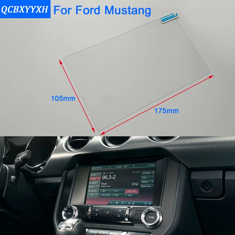 Стайлинг автомобиля 8 дюймовый экран GPS навигации стальное стекло Защитная