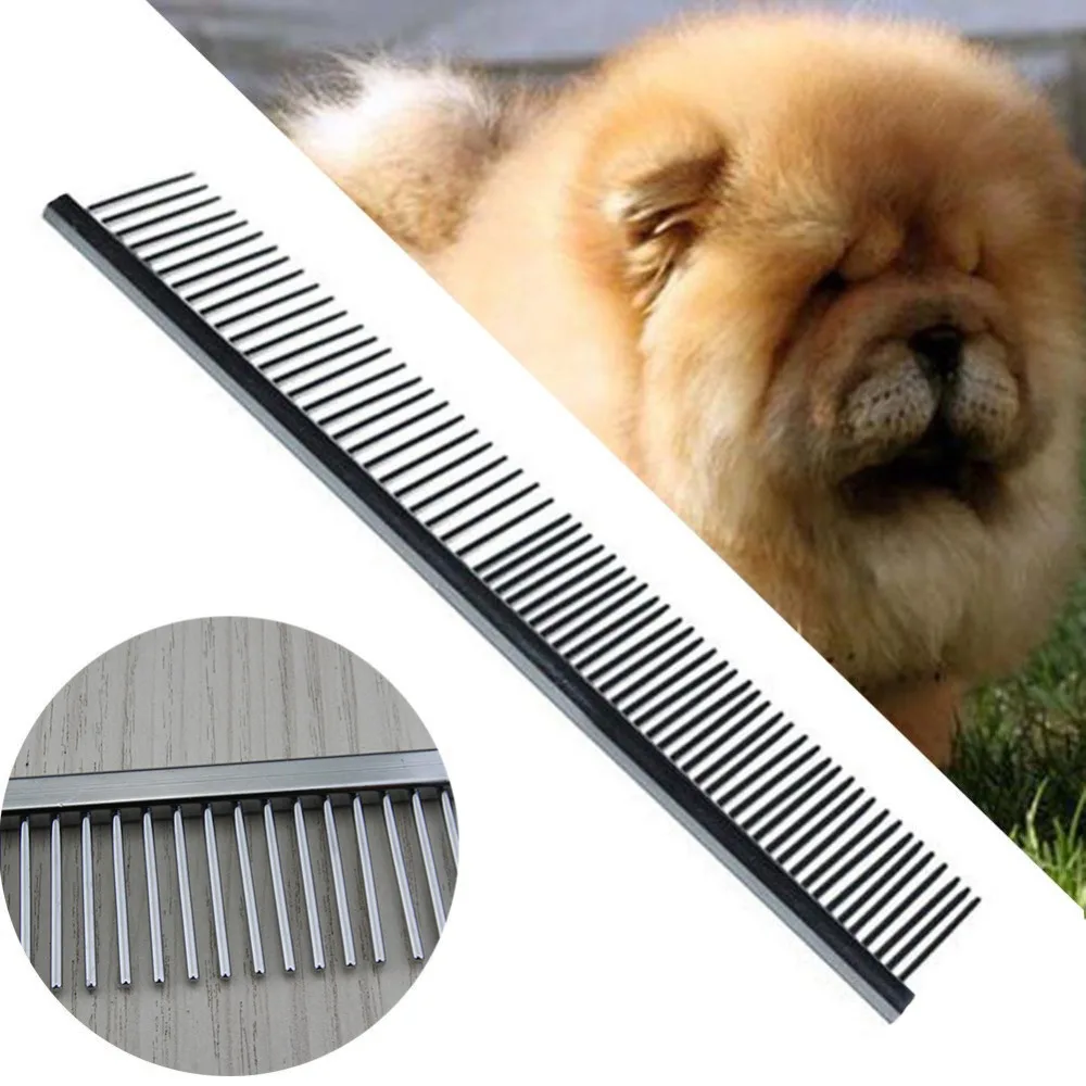 Новая собачья шерсть для питомцев гребень из нержавеющей стали щетка ухода за