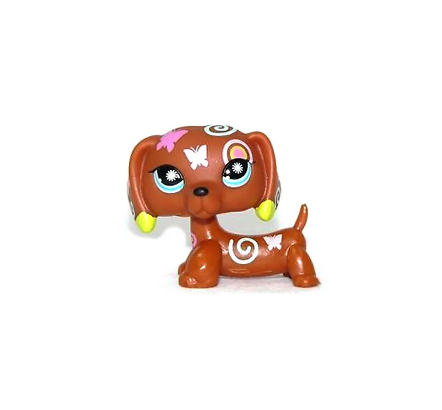 Магазин домашних животных коричневая бабочка Swril такса собака фигурка игрушка XMAX