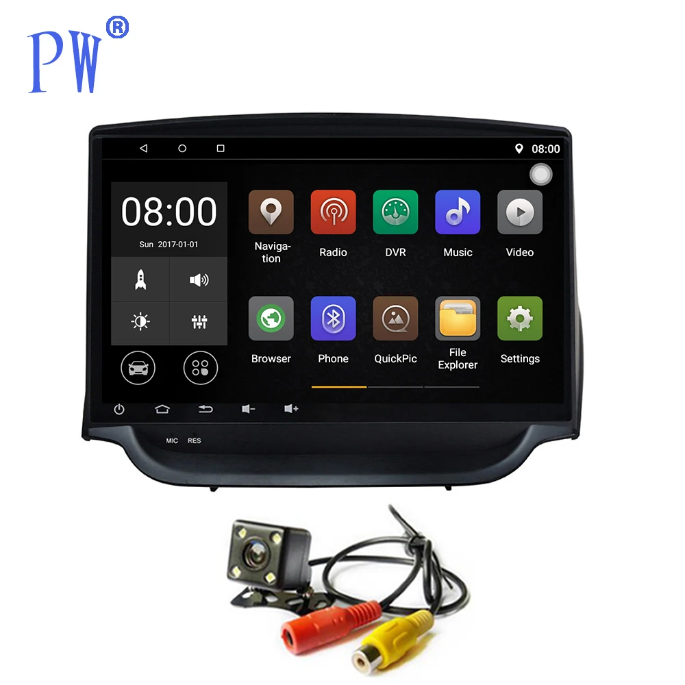 Android 7 1/8 0 автомобильный Радио GPS мультимедийный плеер Navi для Ford Ecosport 2013 2016 Авто