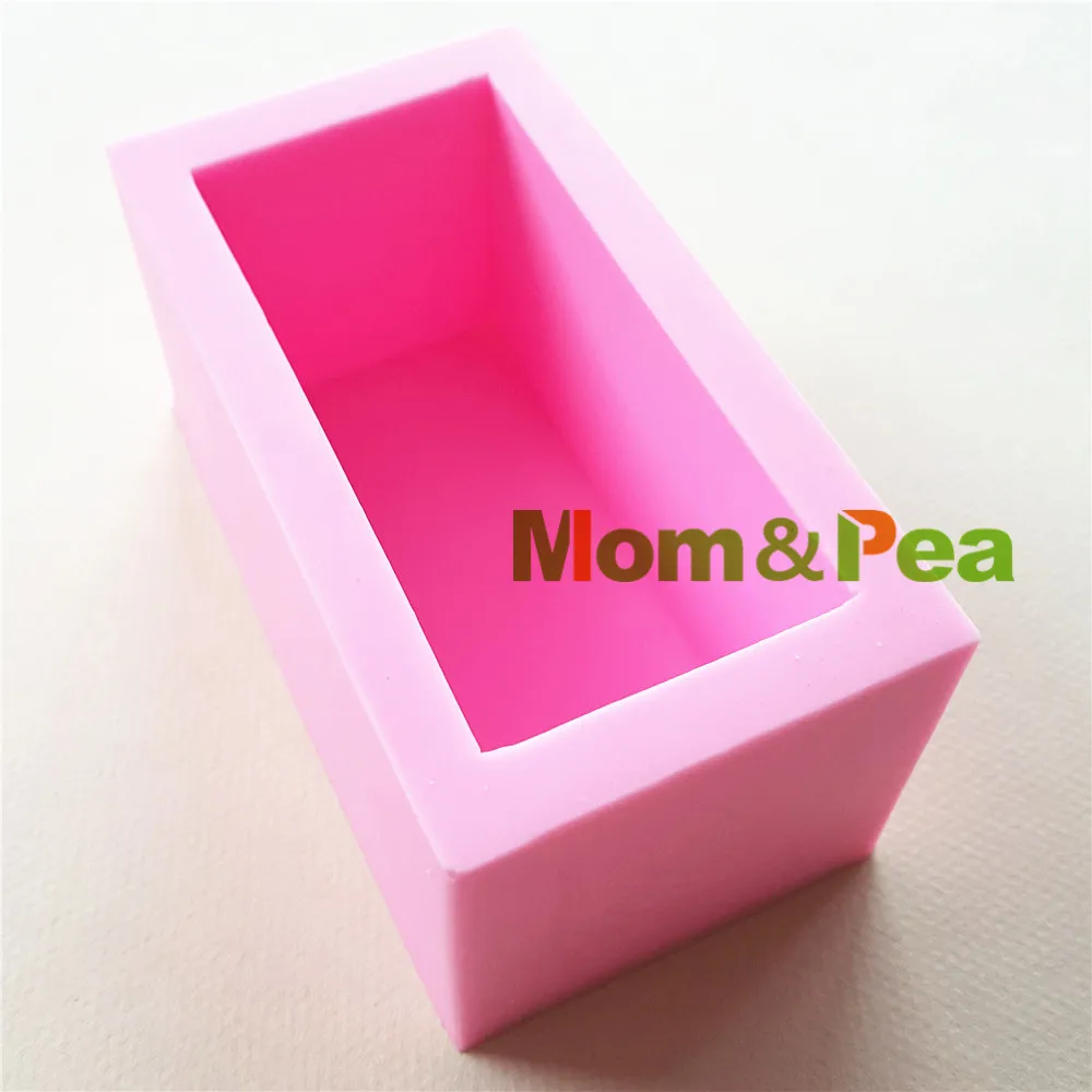 

Mom&Pea 1139 Free Shipping Cuboid Silicone mold Cake Decoration Fondant Cake 3D Mold Soap Mold Food Grad