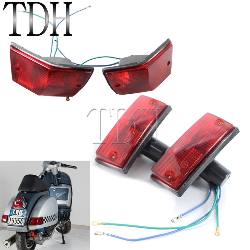 4 шт. индикатор Заднего и переднего указателя поворосветильник мотоцикла для Vespa P