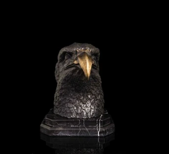 10 скульптура Западное искусство бронза Медь Мрамор Орел ястреб голова Статуэтка