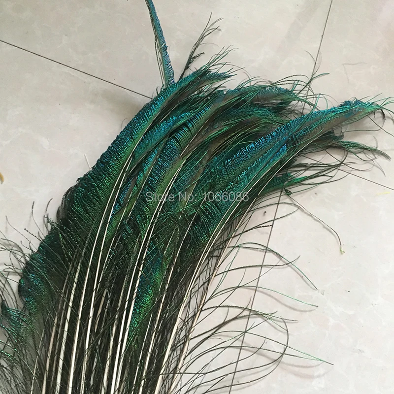 Hot Sale! 500pcs/lot sword peacock feathers 70-80cm long natural feather Diy jewelry Decorative Decor fittings | Дом и сад