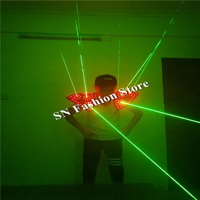 T28 вечерние костюмы для певиц дискотека лазерный жилет лазерное плечо очки