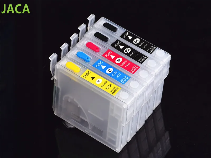 5 шт. многоразовый картридж для принтера Epson T1110 TX515FN T1151 T1032 T1033 T1034 картриджи с