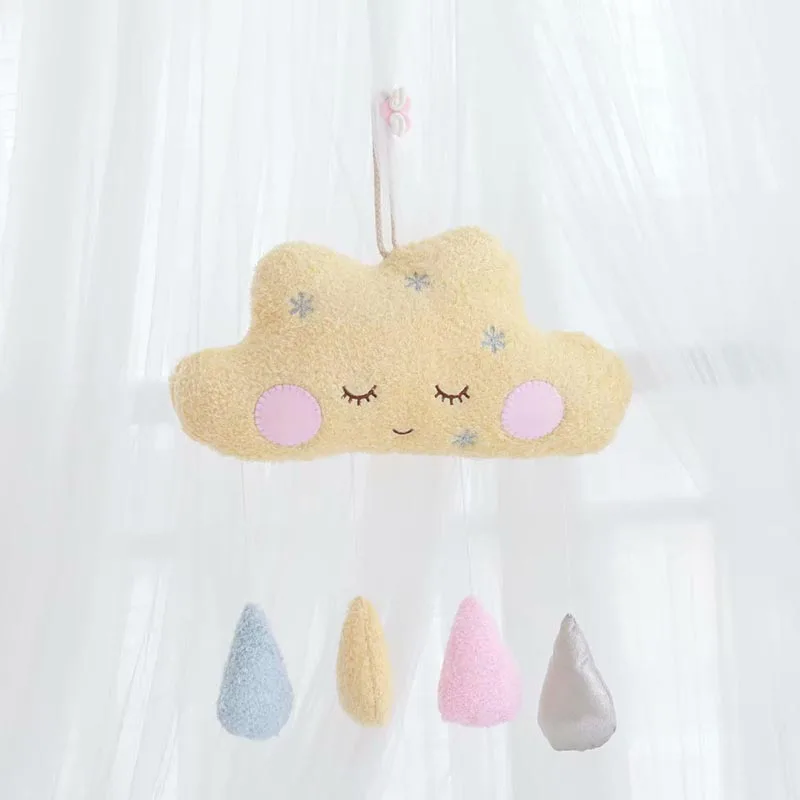 cloud yellow Облако Луна плюшевая игрушка для декорации дома аксессуары Подушка Kawaii плюшевое облако Луна для детей подарок на день рождения - Цвет: cloud yellow