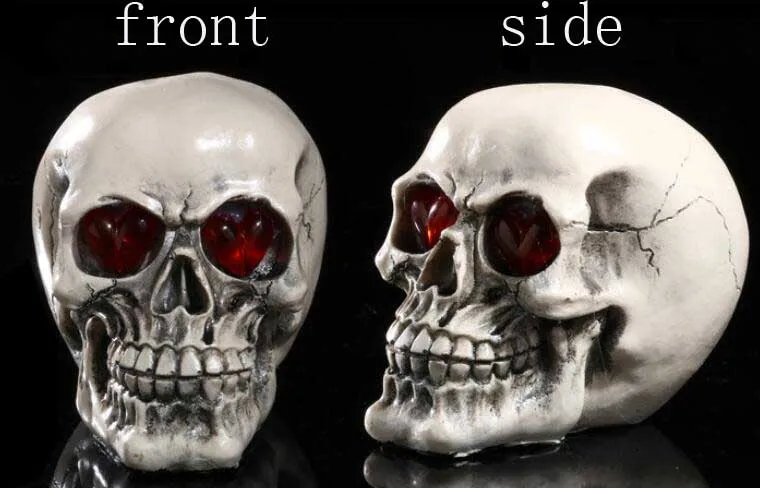 СИД Череп Новый Природные Смолы Скелет Глава Украшения Дома Хэллоуин Props15 * 9.5*13