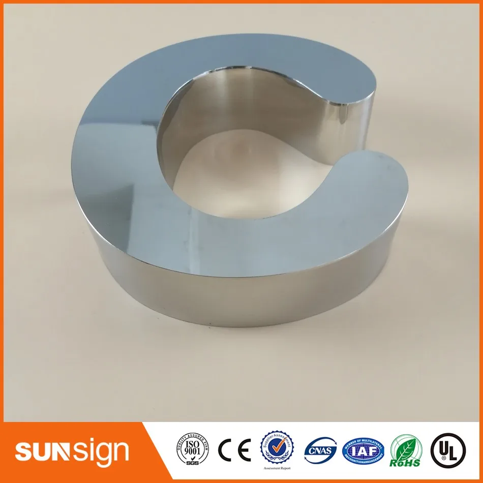 На открытом воздухе по индивидуальному заказу светодиодные нержавеющая сталь