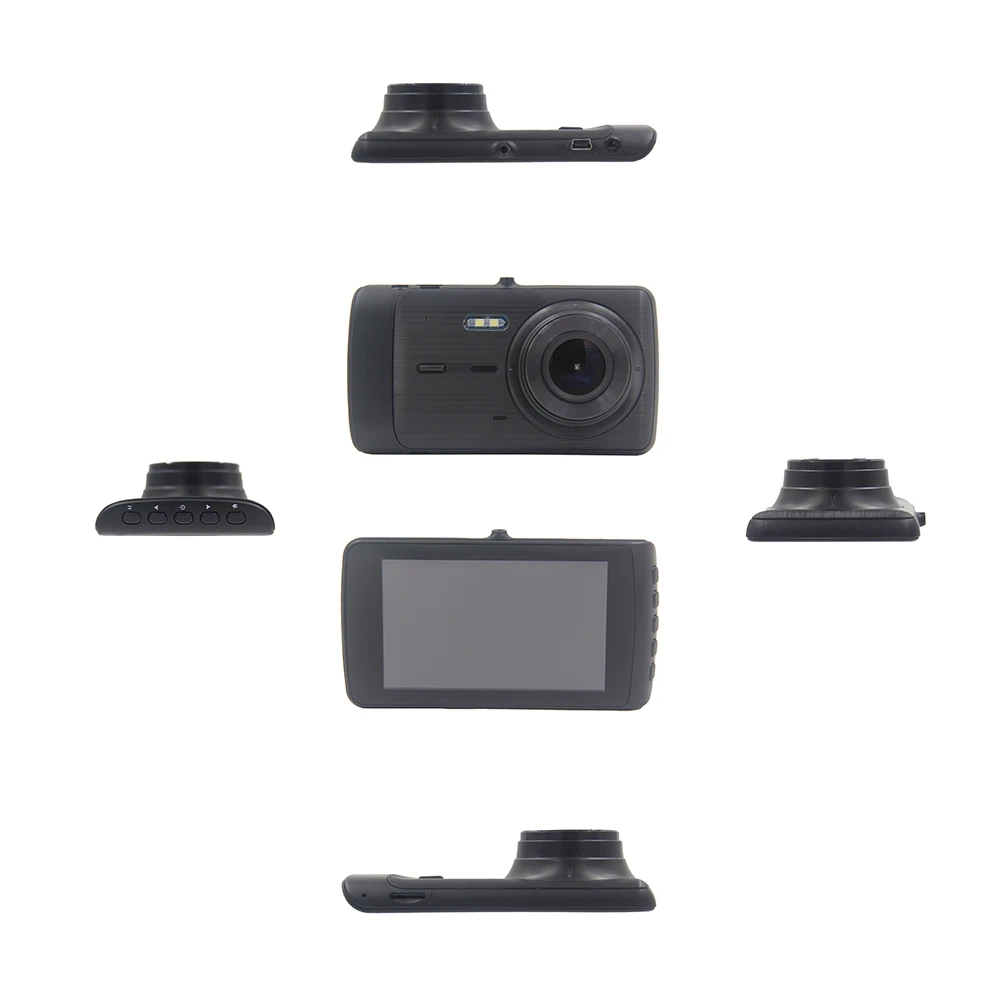 Автомобильный видеорегистратор Dash Cam 170 градусов широкоугольный двойной