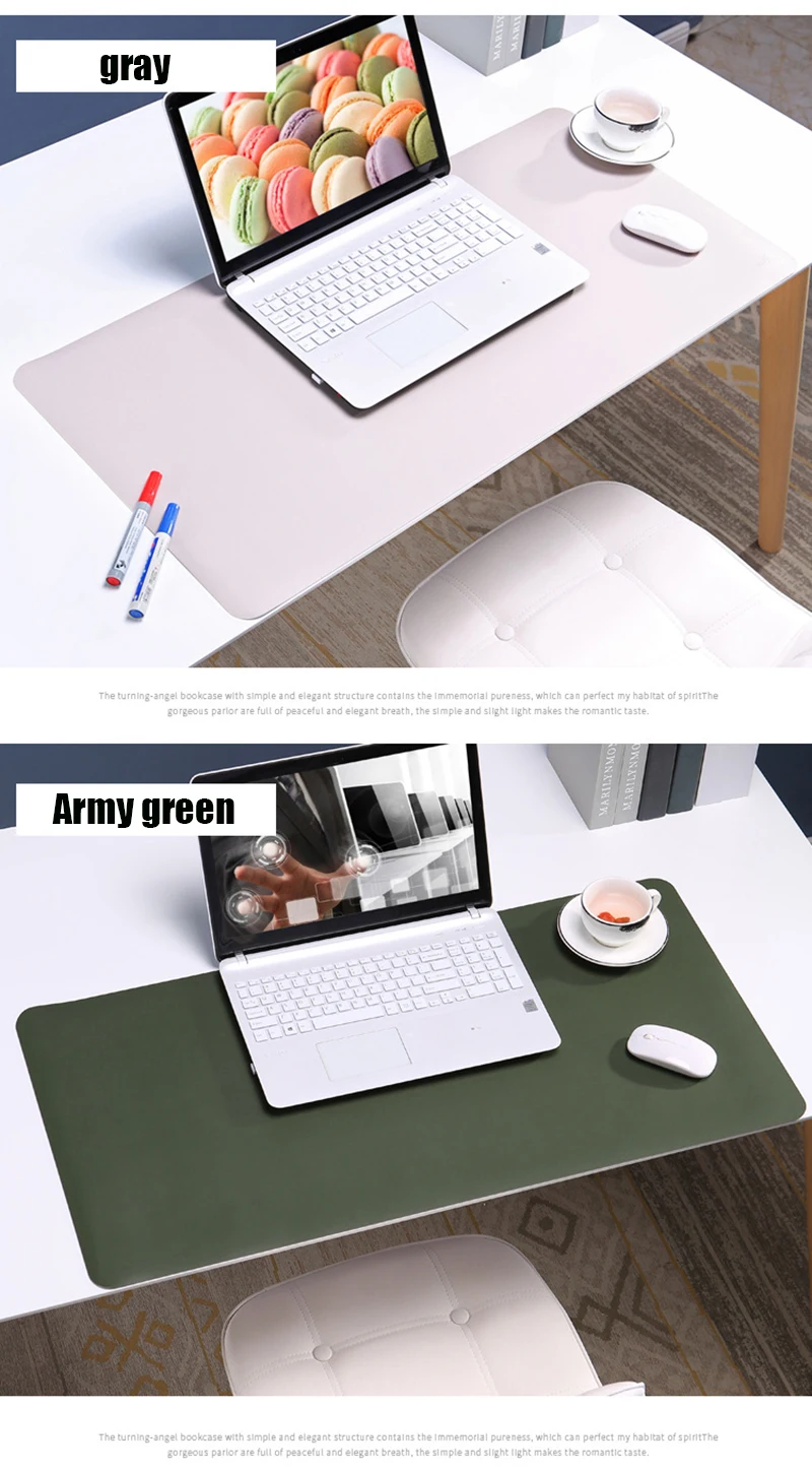 Игровой коврик для мыши 40*80 см, геймерский однотонный коврик для мыши с клавиатурой, деловой Коврик Для Мыши для ПК, ноутбука, игровой коврик для мыши, Настольный коврик для мыши