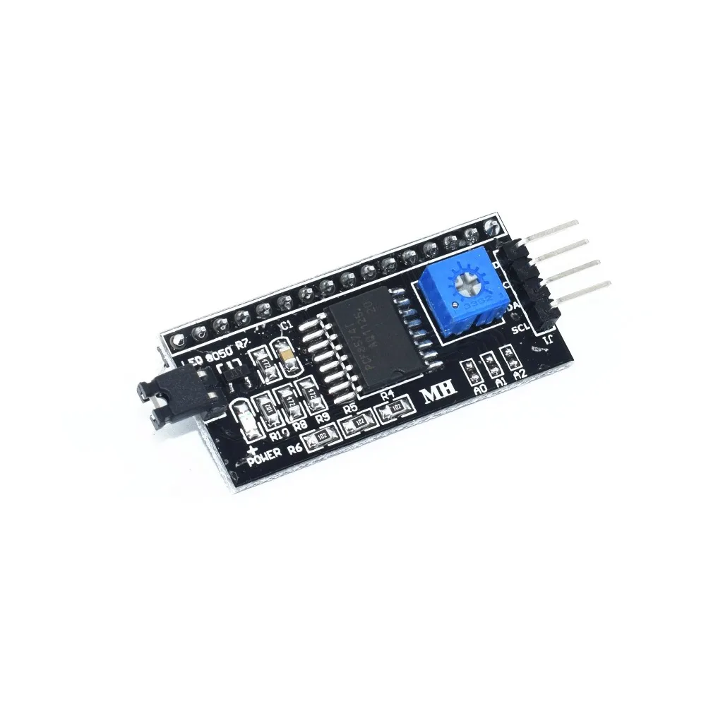 Thinary Electronic 1602 LCD Serial Board Module Port IIC/I2C/TWI/SPI Interface Display | Электронные компоненты и