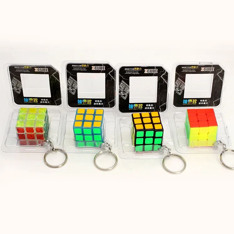 Высокое качество магические кубики брелок 3 0 см светится в темноте подвеска