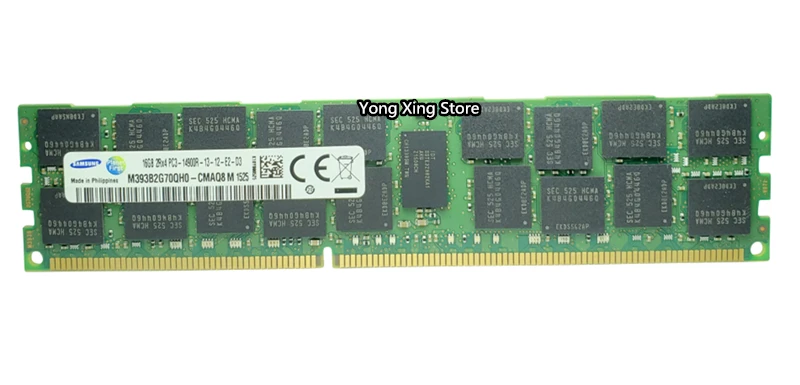 Серверная память Samsung DDR3 4 ГБ 8 16 1333 1600 1866 МГц ECC REG 12800R 14900R RIMM RAM X58 X79|Оперативная