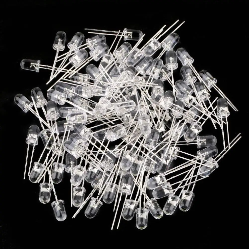 100 шт. ультраяркие белые светодиодные лампы 5 мм мкд|store led|store lampsstore light |