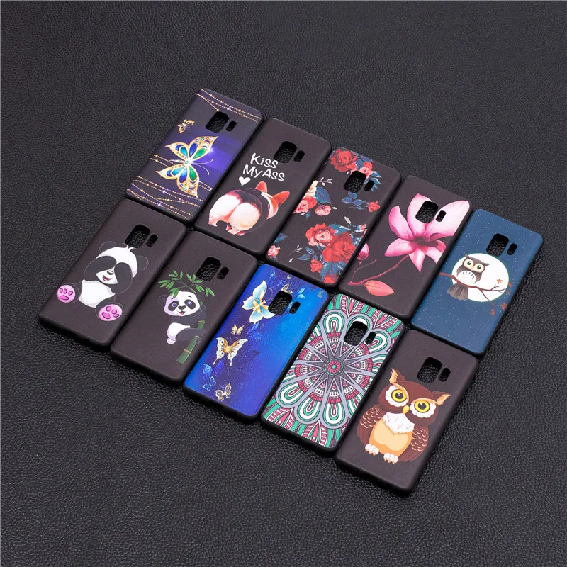 Силиконовый чехол Wekays для Samsung Galaxy S9 Plus милый мультяшный 3D с совами бабочками
