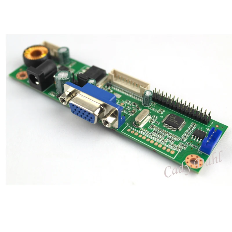 Плата контроллера драйвера VGA + комплект кабелей 40p Lvds для B173RW01 V0/V1/V2/V3/V4/V5 1600x900 2ch 6