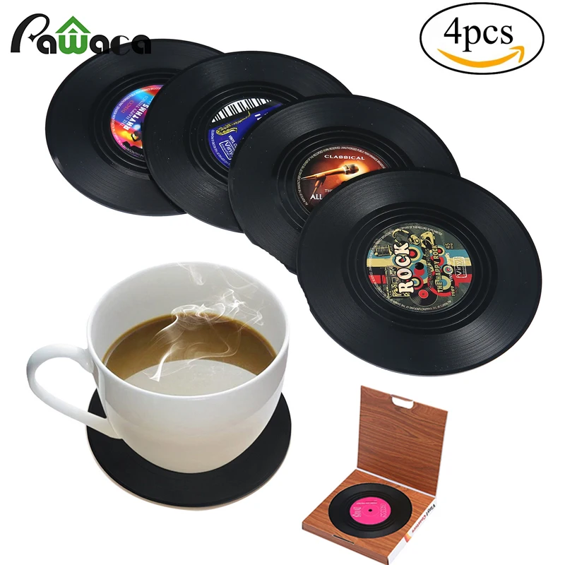 6/4 шт. виниловые столовые приборы|drink placemat|cup matdrink coasters set |