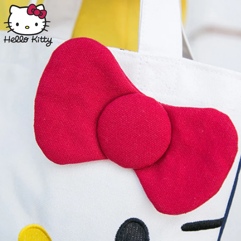 Сумка Hello Kitty ручной работы милый плюшевый рюкзак с бантом для девочек школьный