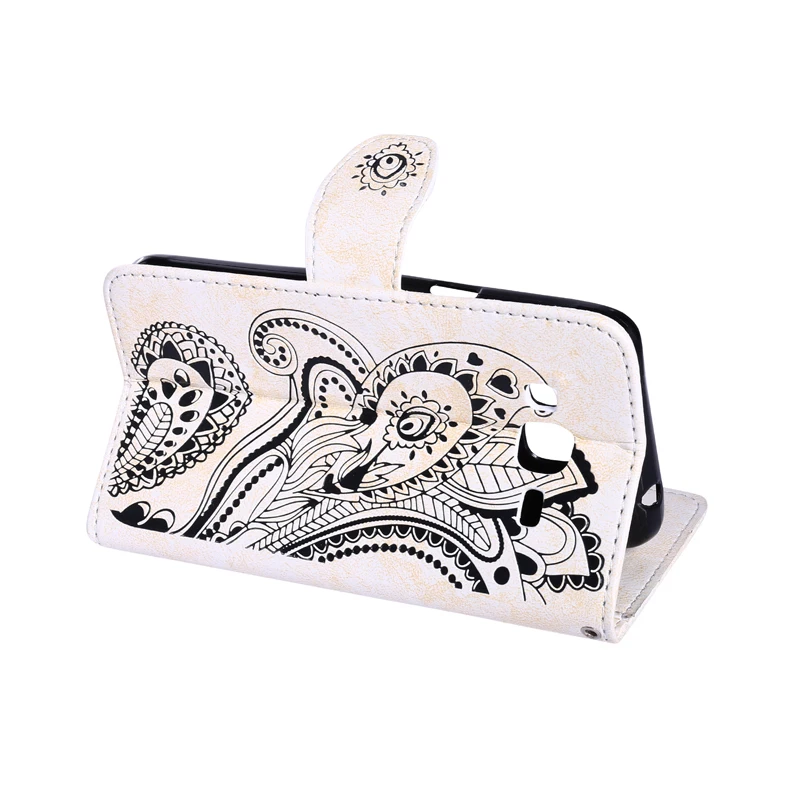 Peacock Flower Leather Flip Wallet Case for Samsung Galaxy J3 J5 J7 2015 A3 A5 2016 G360 G530 Phone Silicone Cover Shell Coque | Мобильные