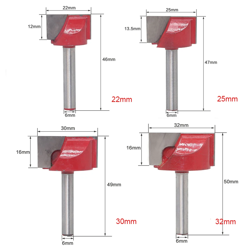 

1pc 6mm Cleaning bottom Engraving Bit solid carbide router bit Woodworking Tools milling cutter endmill for wood Machine Tools