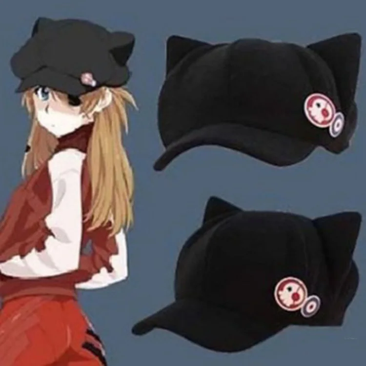 Аниме NEON GENESIS EVANGELION шляпа для косплея Asuka Langley Soryu остроконечная Кепка сексуальная