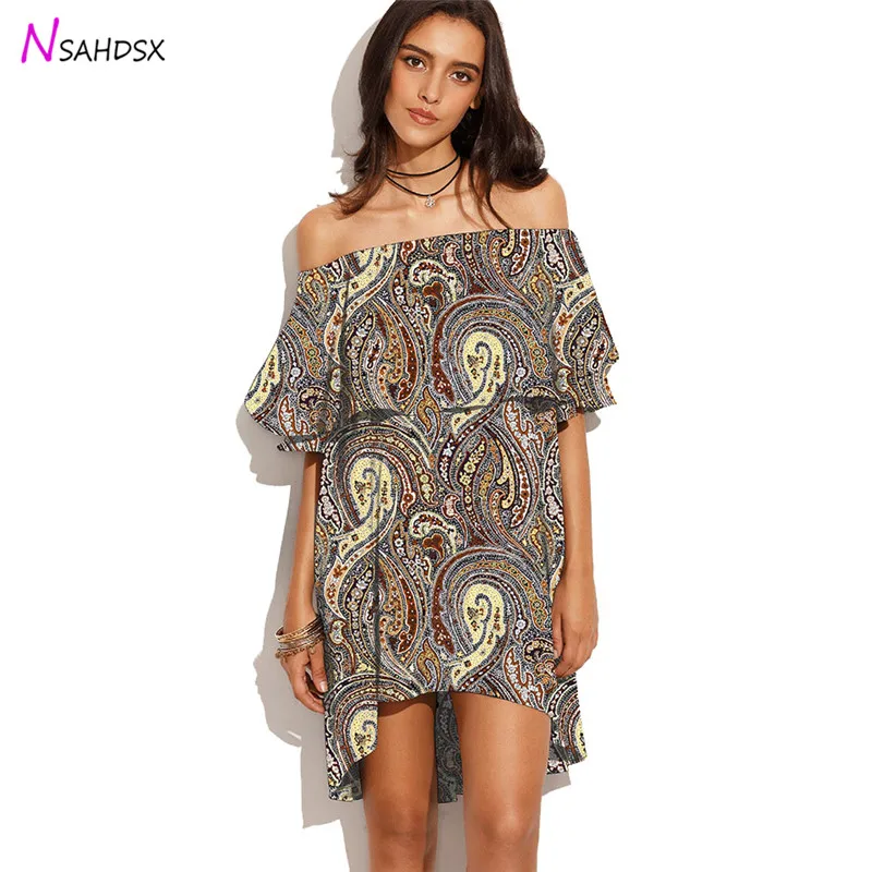 2019 распродажа Vestido Collared фруктовый принт мини платье комбинации искусственных