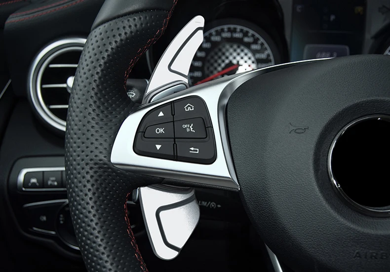 Для Mercedes shift paddle расширение центральной консоли отделка интерьера аксессуары W205 CLA c117 W176 W251 W246 GLE GLS S GLC x253