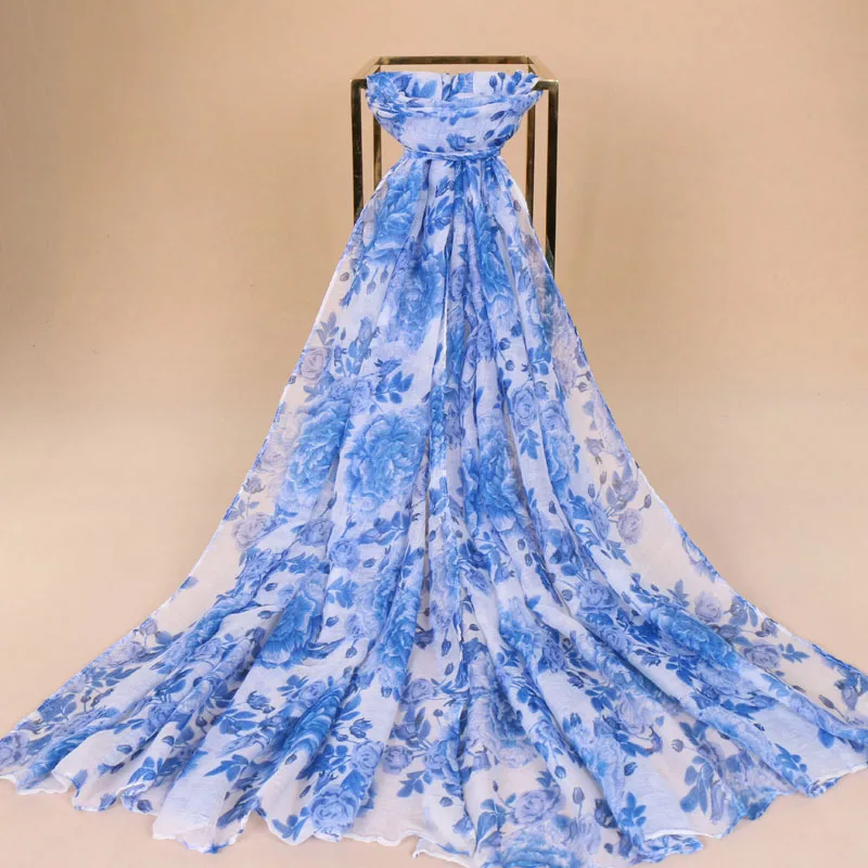 

Легкая популярная женская цветочная вискозная хлопковая мусульманские платки хиджаб обертывание длинные осенние шарфы/шарф 180*80 см 10 шт./ло...