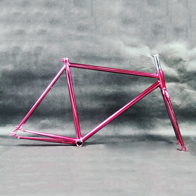 Ретро позолота рамы велосипеда фиксированных Шестерни велосипед overgild стальная