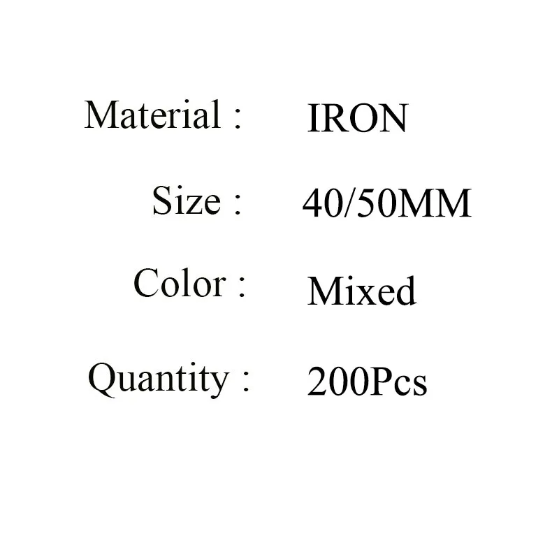 

FREE SHIPPING 40/50MM DIA 200PCS/LOT FLAT HEAD PINS HEADPINS MIXED COLORS DIY JEWELRY FINDINGS