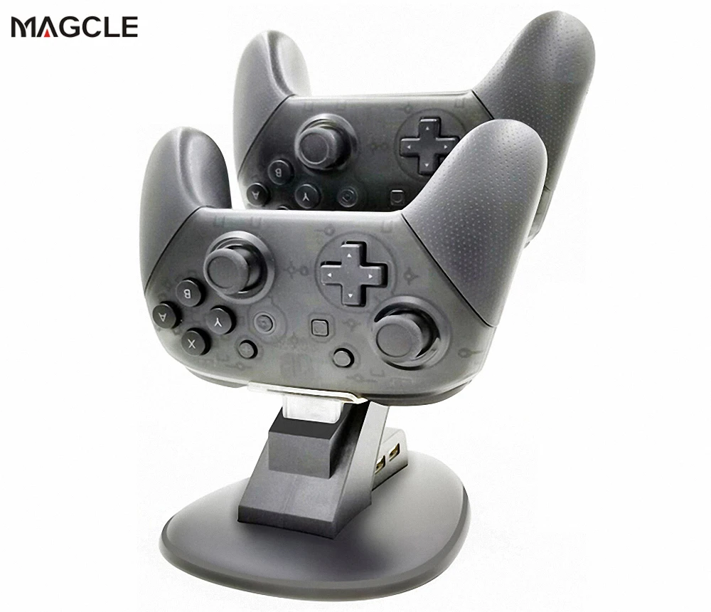 

Magcle Dock Charger for Nintend Switch Pro gamepad Dual Controller Charger Charging Dock Stand Station For Switch Pro Controller