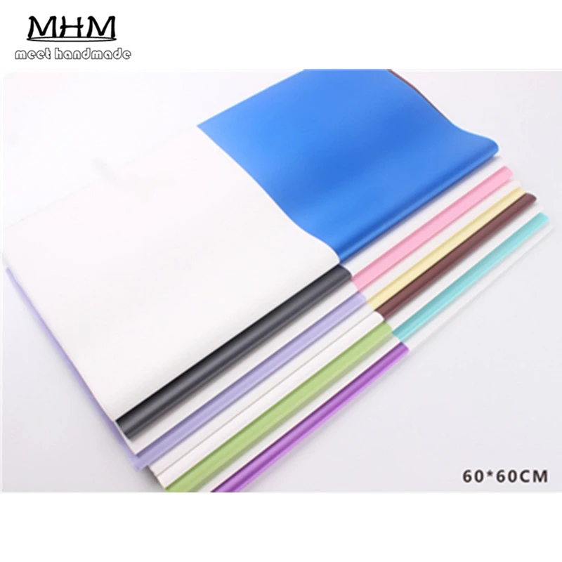 60*60 см двухцветная папиросная бумага принадлежности для подарочной упаковки DIY
