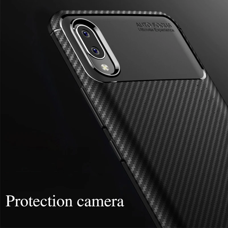 Soft Carbon Fiber Silicone Case For Vivo Nex S A Luxury 845 Mobile Phone Armor Back Cover Anti Knock Protection Silicon Capa |