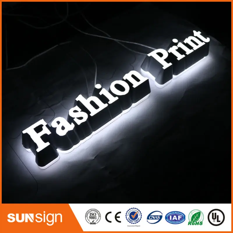 Водонепроницаемые рекламные уличсветильник светящиеся буквы|light letters|light up