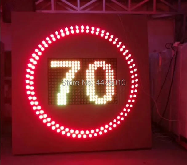 Светодиодный указатель движения, 30/40/50/60/70/80/100/110/120 светодиодный знак ограничения скорости дорожного движения светодиодный ограничитель скорости